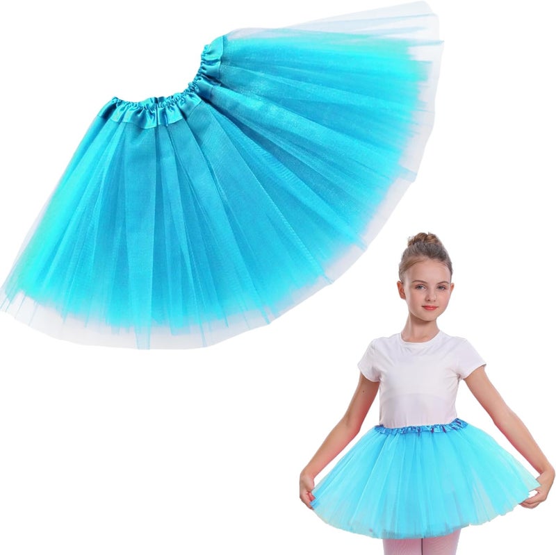 WINROLA Girls Tutu Skirt 3 Layered Tulle Tutu Skirts for 0-8 Year, Birthday Dance Kids Halloween Costume Cosplay Party Supplies - Image 1
